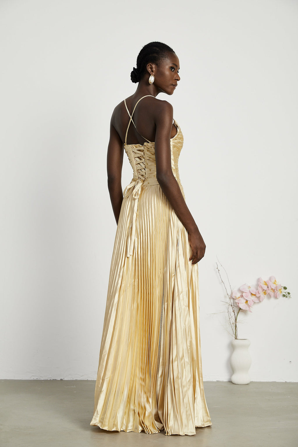Eline Pilili Maxi Elbise ®