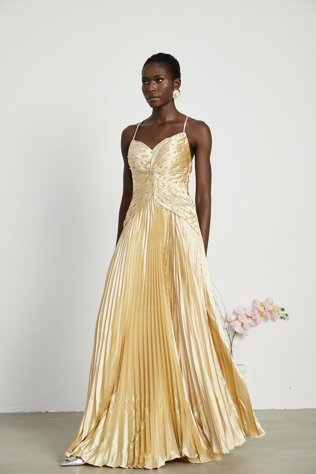 Eline Pilili Maxi Elbise ®