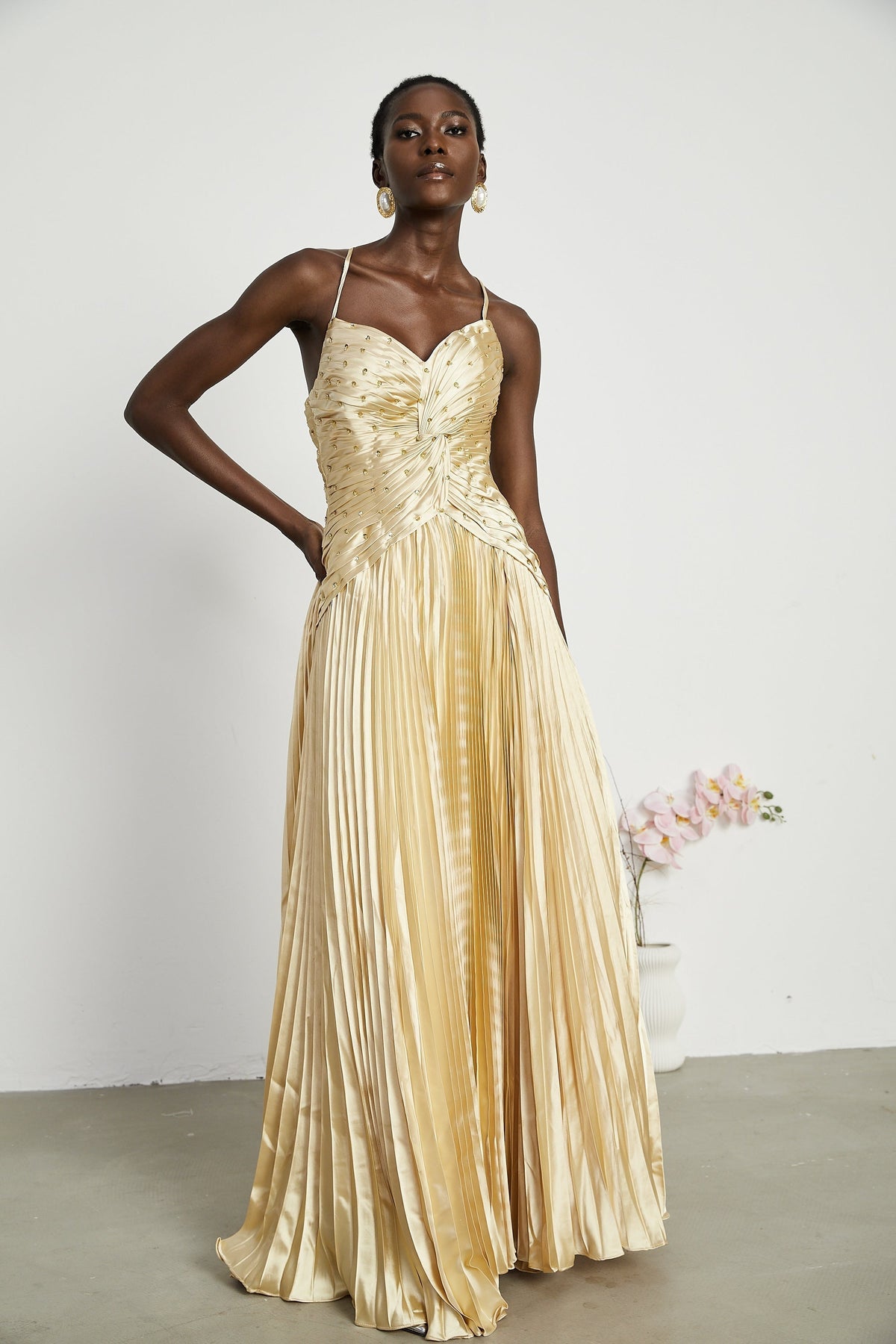 Eline Pilili Maxi Elbise ®