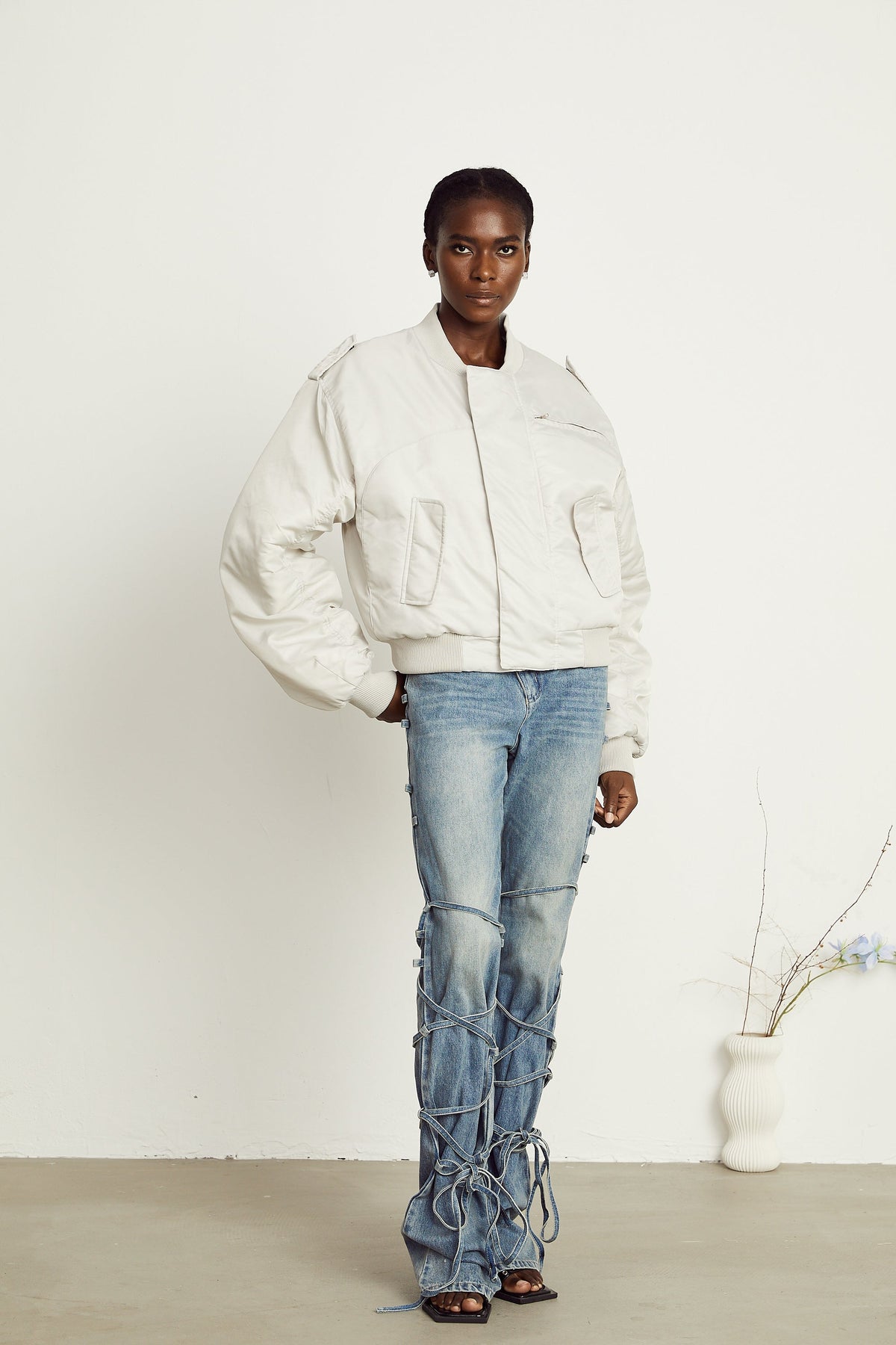 Cordelia Dolgulu Bomber Ceket