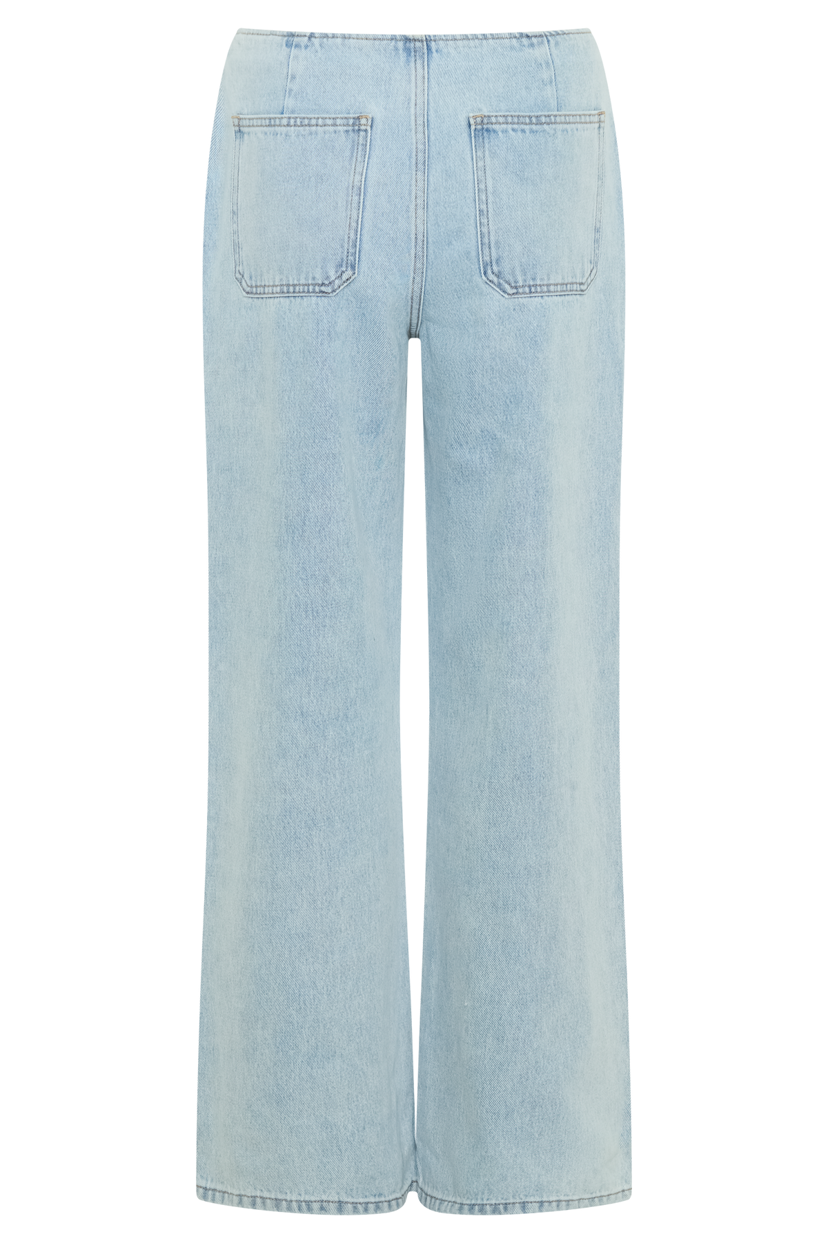 Caitlin Mid Bel Denim Flare Jeans - Açık Mavi