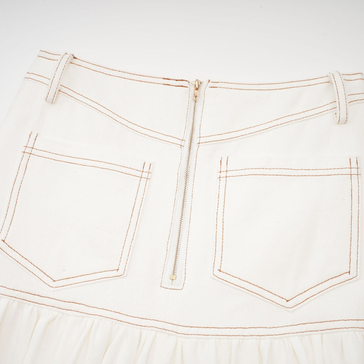 Brielle Denim Üst Ve Etek Eşleştirme Seti