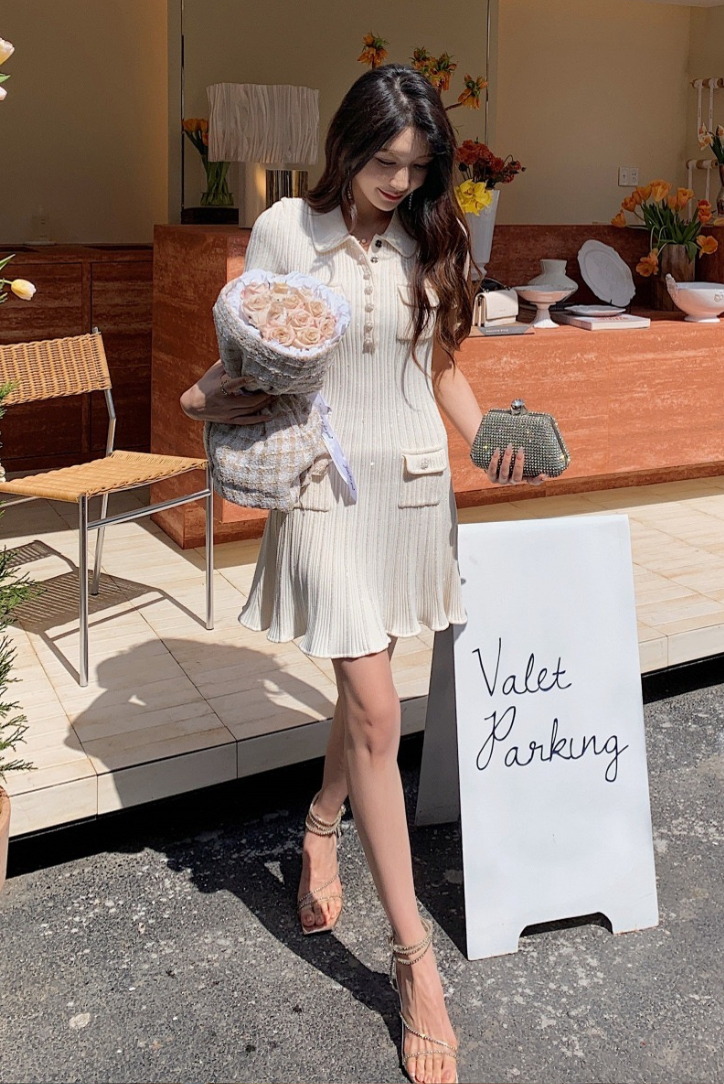 Kaela Ribanalı Mini Elbise