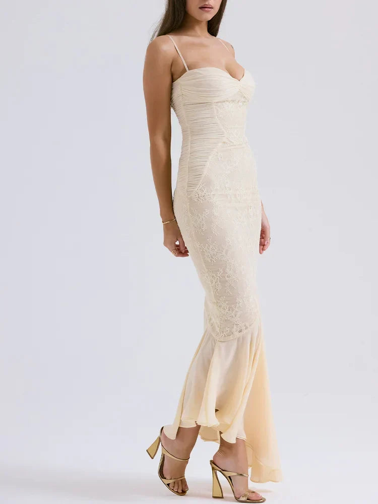 Denizkızı Bodycon Maksi Elbise