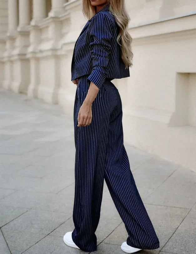 Barbara Crop Ceket Takım
