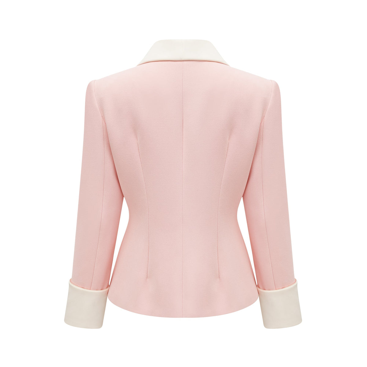 Claretta Renk Bloklu Blazer Ve Pantolon Uyumlu Takım