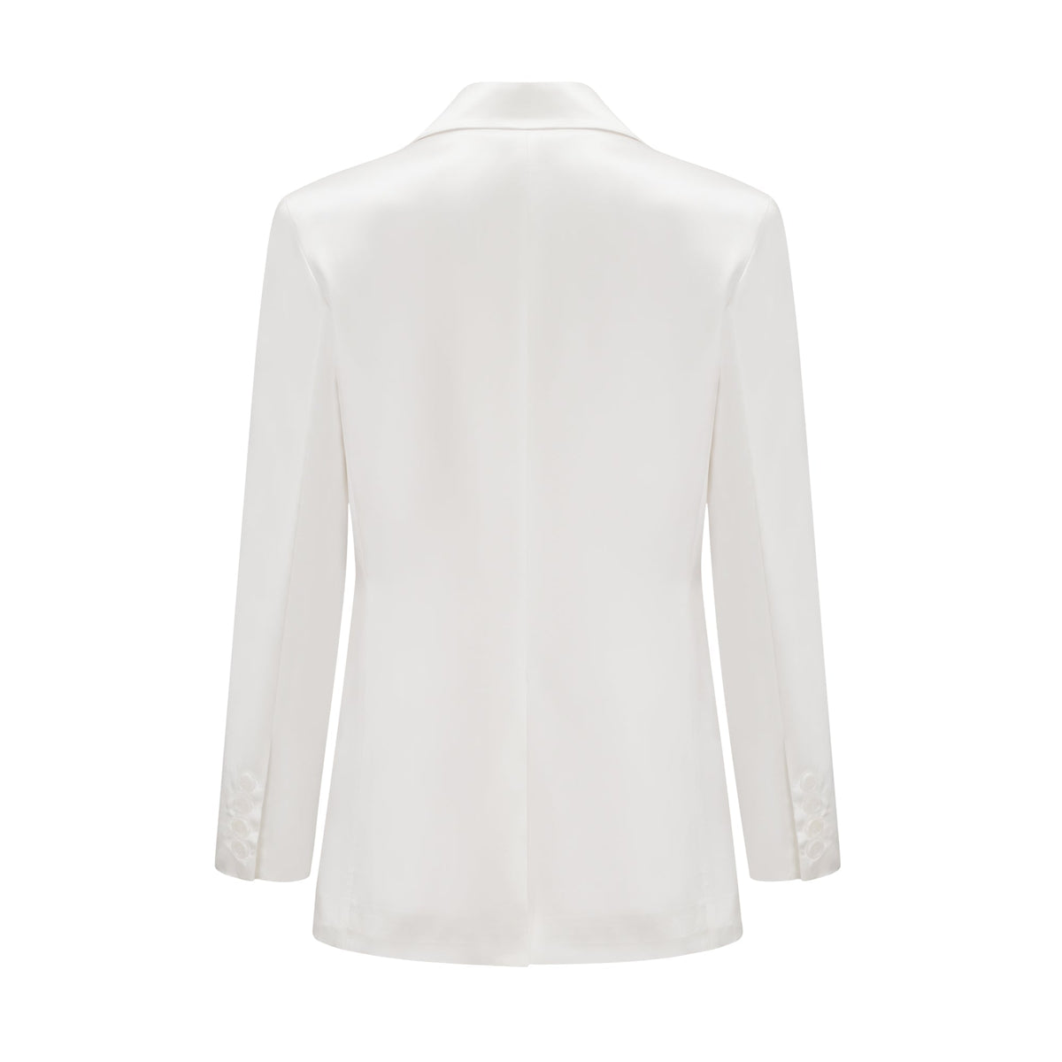 Sylvie Beyaz Kruvaze Blazer